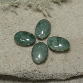 12ct Oval Cabochon Green Jadeite for sale thumb image of 12ct Oval Cabochon Green Jadeite (ID: 496136)