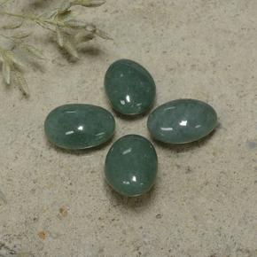 9.1ct Oval Cabochon Green Jadeite for sale thumb image of 9.1ct Oval Cabochon Green Jadeite (ID: 496138)