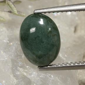 3.1ct Oval Cabochon Green Jadeite Gem for sale 3.1ct Oval Cabochon Green Jadeite Gem (ID: 496163)