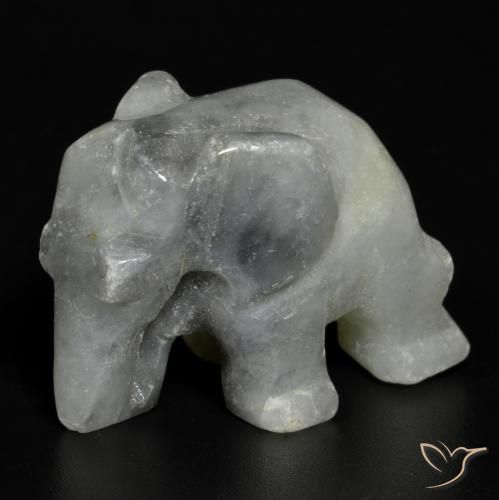 67.48ct Natural Medium Grey Jadeite, Fancy, Opaque