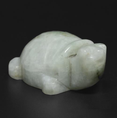 Jadeite Gemstone in 35.7 x 24.6 mm Size for Sale, Jadeite Stone in Medium Green Color