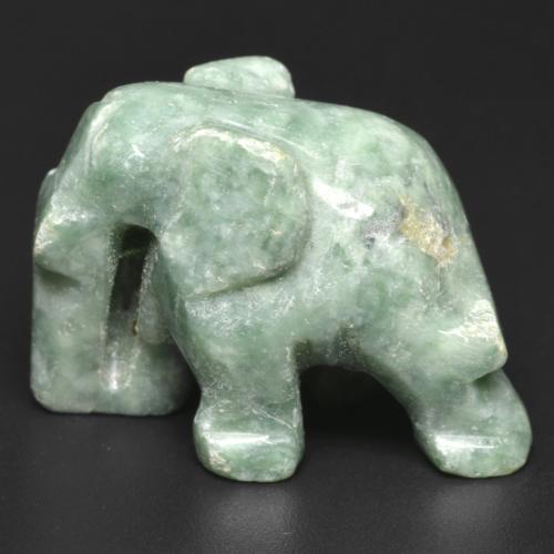 Jadeite Gemstone in 26.7 x 15.8 mm Size for Sale, Jadeite Stone in Cool Green Color