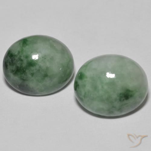 9.15 ct Green Jadeite, 12.2 x 10.3 mm Oval Cut From Myanmar, Photo A