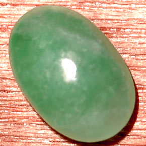 Jadeite Gemstone in 11.3 x 7.5 mm Size for Sale, Jadeite Stone in White Color