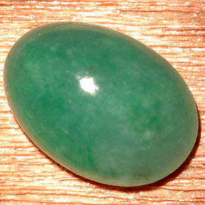 Jadeite Gemstone in 11.4 x 8.1 mm Size for Sale, Jadeite Stone in White Color