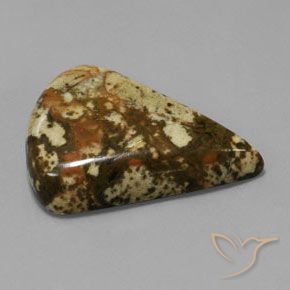 50.54 ct Multicolor Jasper Stone, Natural Jasper in Fancy Cabochon Shape for Sale