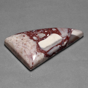35.35 ct Multicolor Jasper Gemstone, Jasper Gem in Fancy Cabochon Shape for Sale.