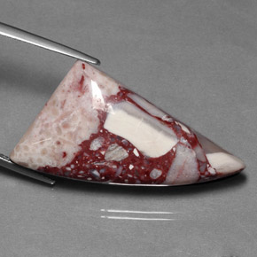35.35 ct Multicolor Jasper Stone, Natural Jasper in Fancy Cabochon Shape for Sale