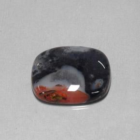 10.78 ct Multicolor Jasper Gemstone, Jasper Gem in Cushion Cabochon Shape for Sale.