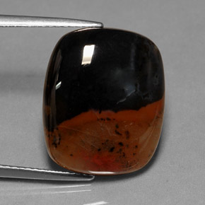 9.86 ct Multicolor Jasper Stone, Natural Jasper in Cushion Cabochon Shape for Sale