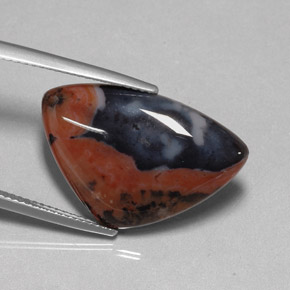 10.63 ct Multicolor Jasper Gemstone, Jasper Gem in Fancy Cabochon Shape for Sale.