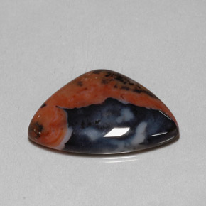 10.63 ct Multicolor Jasper Stone, Natural Jasper in Fancy Cabochon Shape for Sale