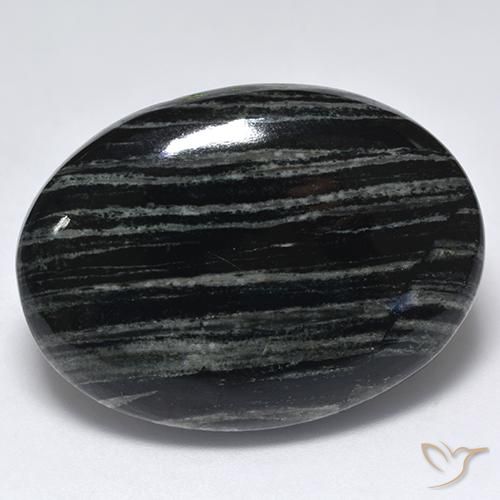 52.74 ct Multicolor Jasper Stone, Natural Jasper in Oval Cabochon Shape for Sale