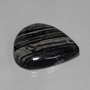 42.50 ct Multicolor Jasper Gemstone, Jasper Gem in Pear Cabochon Shape for Sale.