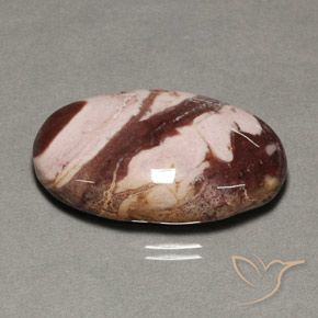 31.96ct Natural Multicolor Jasper, Oval, Opaque