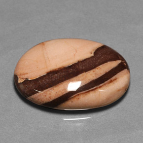 27.00 ct Multicolor Jasper Gemstone, Jasper Gem in Oval Cabochon Shape for Sale.