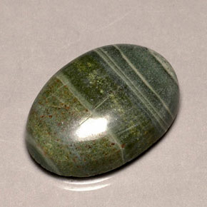 37.88 ct Multicolor Jasper Gemstone, Jasper Gem in Oval Cabochon Shape for Sale.