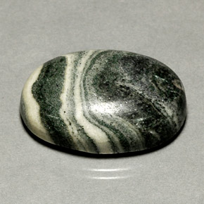 37.67 ct Multicolor Jasper Stone, Natural Jasper in Oval Cabochon Shape for Sale