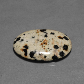 12.82 ct Multicolor Jasper Gemstone, Jasper Gem in Oval Cabochon Shape for Sale.