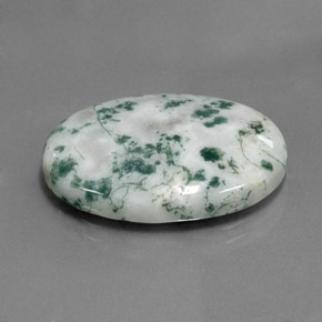 17.60 ct Multicolor Jasper Stone, Natural Jasper in Oval Cabochon Shape for Sale