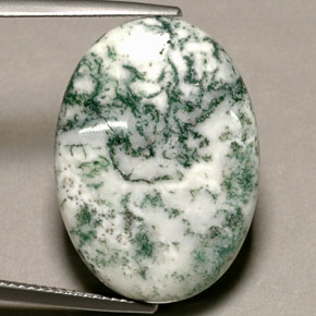 17.74 ct Multicolor Jasper Stone, Natural Jasper in Oval Cabochon Shape for Sale