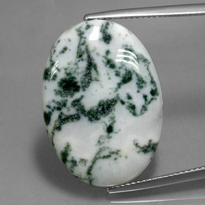 17.30 ct Multicolor Jasper Gemstone, Jasper Gem in Oval Cabochon Shape for Sale.