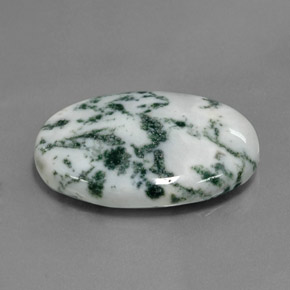17.30 ct Multicolor Jasper Stone, Natural Jasper in Oval Cabochon Shape for Sale