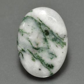 17.23 ct Multicolor Jasper Gemstone, Jasper Gem in Oval Cabochon Shape for Sale.