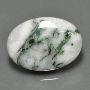 17.23 ct Multicolor Jasper Stone, Natural Jasper in Oval Cabochon Shape for Sale
