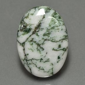 17.12 ct Multicolor Jasper Gemstone, Jasper Gem in Oval Cabochon Shape for Sale.