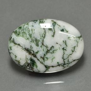 17.12 ct Multicolor Jasper Stone, Natural Jasper in Oval Cabochon Shape for Sale