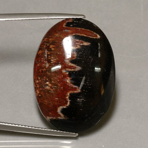 27.38 ct Multicolor Jasper Stone, Natural Jasper in Oval Cabochon Shape for Sale