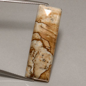 16.90 ct Multicolor Jasper Stone, Natural Jasper in Baguette Cabochon Shape for Sale