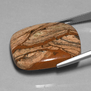 Jasper Gemstone in 28.7 x 24.8 mm Size for Sale, Jasper Stone in Multicolor Color