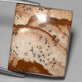 40.54 ct Multicolor Jasper Stone, Natural Jasper in Baguette Cabochon Shape for Sale