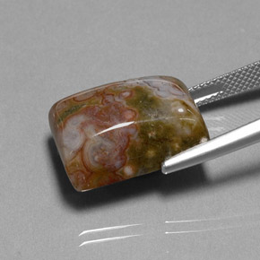 Jasper Gemstone in 18.2 x 11.5 mm Size for Sale, Jasper Stone in Multicolor Color