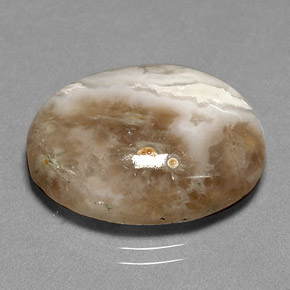 14.72 ct Multicolor Jasper Stone, Natural Jasper in Oval Cabochon Shape for Sale
