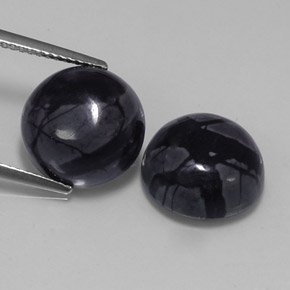 12.35 ct Multicolor Jasper Gemstone, Jasper Gem in Round Cabochon Shape for Sale.