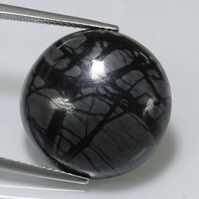 19.08 ct Multicolor Jasper Gemstone, Jasper Gem in Round Cabochon Shape for Sale.