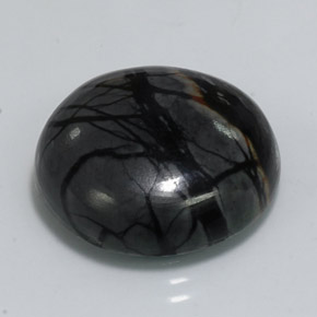 20.85 ct Multicolor Jasper Stone, Natural Jasper in Round Cabochon Shape for Sale