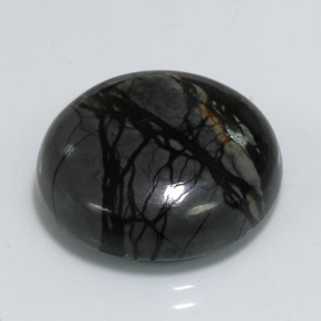19.32 ct Multicolor Jasper Stone, Natural Jasper in Round Cabochon Shape for Sale