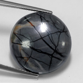 20.26 ct Multicolor Jasper Gemstone, Jasper Gem in Round Cabochon Shape for Sale.