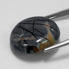 Jasper Gemstone in 19.7 mm Size for Sale, Jasper Stone in Multicolor Color