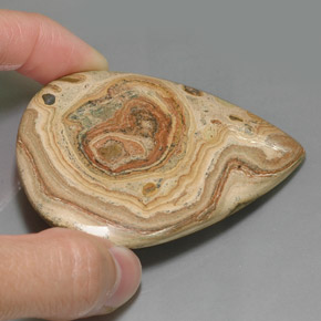 Jasper Gemstone in 64.7 x 50.6 mm Size for Sale, Jasper Stone in Multicolor Color
