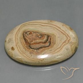 102.80 ct Multicolor Jasper Stone, Natural Jasper in Oval Cabochon Shape for Sale