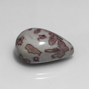 15.13 ct Multicolor Jasper Stone, Natural Jasper in Pear Cabochon Shape for Sale