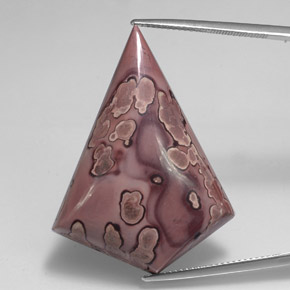 30.77 ct Multicolor Jasper Gemstone, Jasper Gem in Fancy Cabochon Shape for Sale.