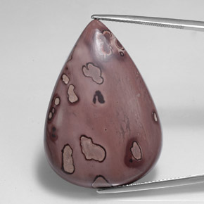 Multicolor Jasper Gem - 41.1ct Pear Cabochon (ID: 346847)