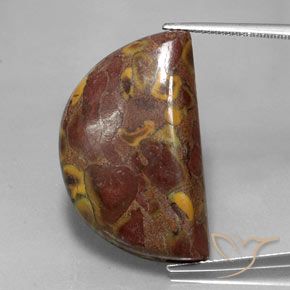 27.40ct Natural Multicolor Jasper, Fancy, Opaque