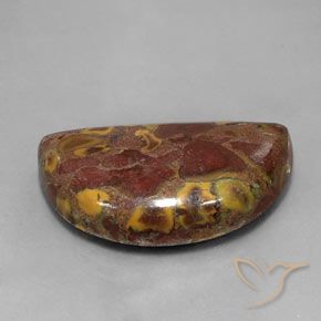 27.40 ct Multicolor Jasper Stone, Natural Jasper in Fancy Cabochon Shape for Sale